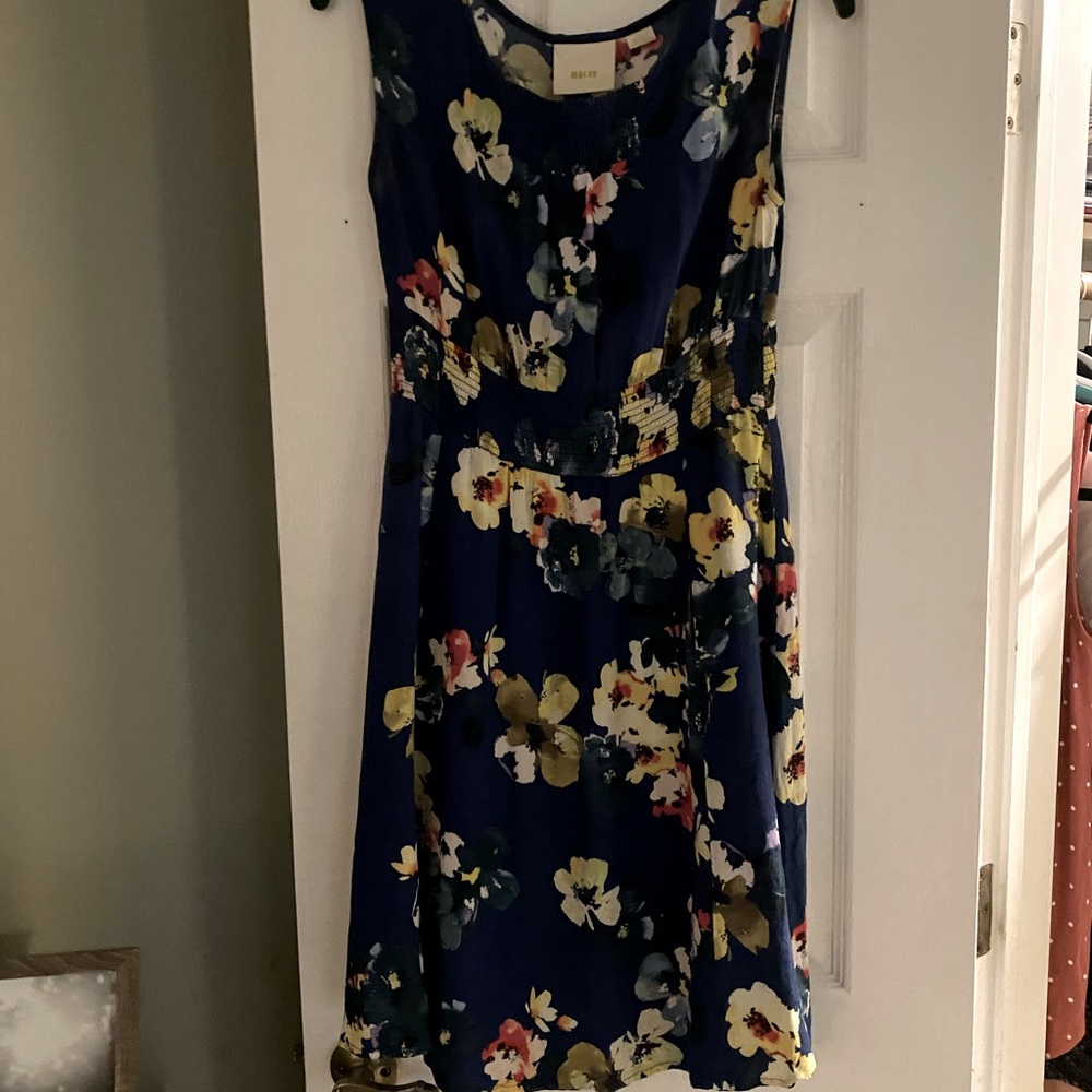 Anthropologie floral dress